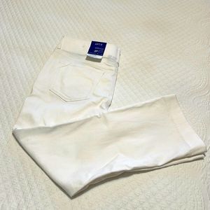 Apt. 9 Boot Cut Mid Rise White Jeans - Size 14